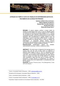 AFERIÇÃO DO TEMPO E CUSTO DO TRABALHO - joinpp