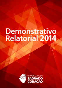 Demonstrativo Relatorial 2014