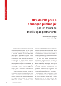10% do PIB para a educação pública já - Andes-SN