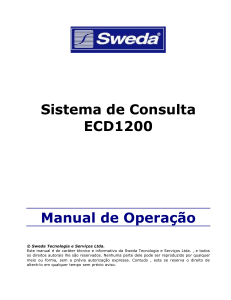 Manual de Operação - Software de Comunicação ECD 1200/1200M