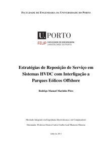 Estratégias de Reposição de Serviço em Sistemas HVDC com