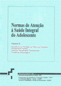 normas de atenção à saúde integral do adolescente