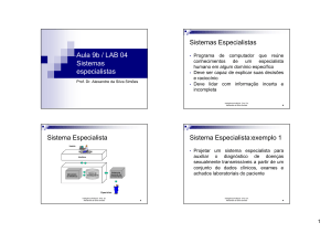 Aula 9b / LAB 04 Sistemas especialistas