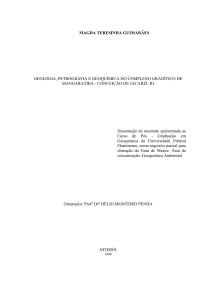 magda teresinha guimarães geologia, petrografia e