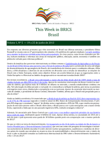 This Week in BRICS Brasil