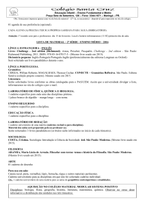 lista de material para 2008 – professora andréia