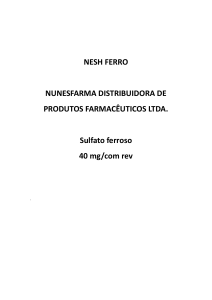 NESH FERRO NUNESFARMA DISTRIBUIDORA DE PRODUTOS