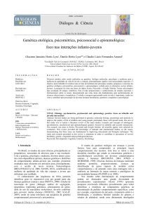 Genética etológica, psicométrica, psicossocial e epistemológica