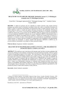 Gl. Sci Technol, Rio Verde, v. 07, n. 01, p.7 – 15, jan/abr. 2014