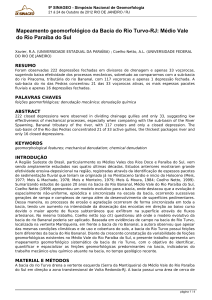 9º SINAGEO - Simpósio Nacional de Geomorfologia