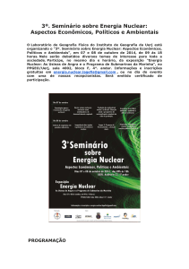 3º. Seminário sobre Energia Nuclear