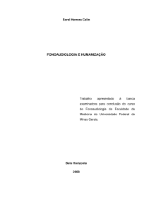 Fonoaudiologia e Humanização