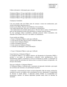 Folheto informativo: Informação para o doente Citalopram Dilpeze