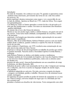 Introdução: Pai João de Aruanda s fez conhecer nos anos 70