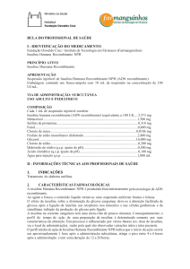 Insulina Humana Recombinante - Farmanguinhos