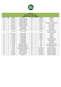 GABARITO SIMULADO – 3º BIMESTRE 3º ANO MATUTINO – 2º