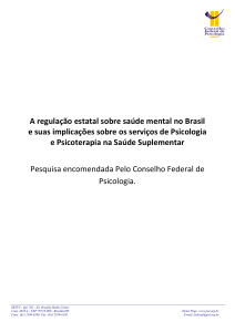 A regulação estatal sobre saúde mental no Brasil e suas