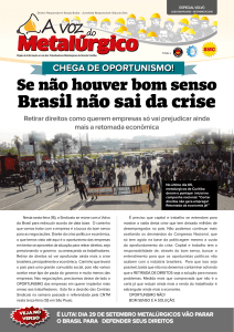Brasil não sai da crise