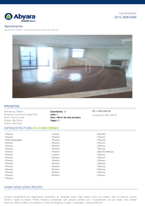 (011) 3888-9200 PRONTOS Apartamento - Abyara