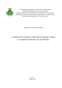 Avaliação da Execução de Aplicações Orientadas à Dados