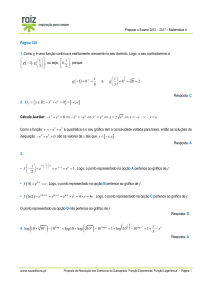 Sub-Capítulo: Função Exponencial. Função Logarítmica