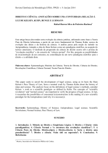 anotações sobre uma conturbada relação à luz de