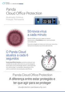 50 novos vírus a cada minuto O Panda Cloud