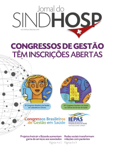 Jornal do SINDHOSP - Edição Março 2015 Edição na íntegra 07/04