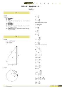 Física A – Extensivo – V. 1