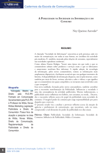 1 Cadernos da Escola de Comunicação Ney Queiroz