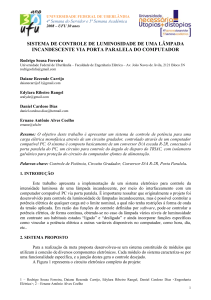 sa08-20187 - sistema de controle de luminosidade de uma lâmpada