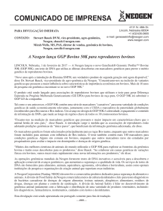 A Neogen lança GGP Bovino 50K para