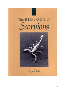 Gary A. Polis (Editor) - The Biology of Scorpions (1990, Stanford University Press)