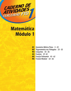 1 Matemática - Exercícios Resolvidos - 01 M2 Geometria Métrica Plana