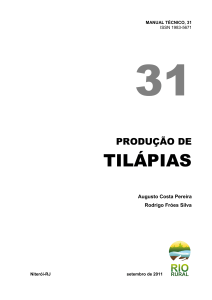 Apostila Produção de Tilápias - Fiperj