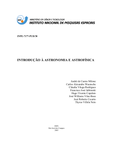Introdução á Astronomia e Astrofísica - INPE