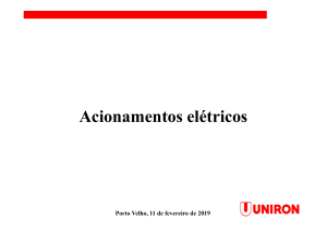 Aula 01.01.2019 Acionamentos elétricos circuitos elétricos