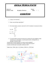 exercícios de eletrônica transistores (alunos)