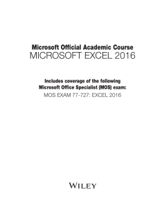 Apostila MOS Excel 2016