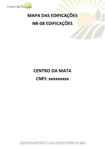 MAPA DAS EDIFICAÇÕES NR-8