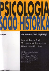 Psicologia Socio Historica Ana Bock LIVRO