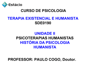 história da psicologia humanista