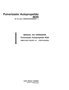 MANUAL DE OPERAÇÃO 4630