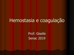 hemostasia e coagulação