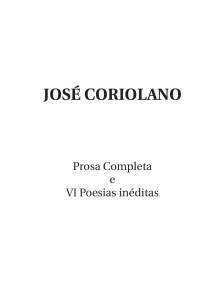 Jose Coriolano prosa completa