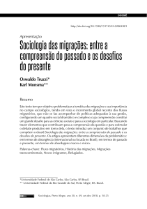  Sociologia  e Migração