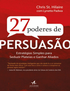 27 Poderes de Persuasão - Chris St. Hilaire, Lynette Padwa-1