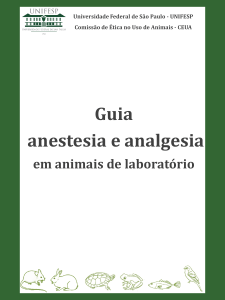 Guia anestesia analgesia CEUA UNIFESP v1 2017