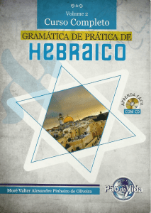 curso de hebraico. vol. 2