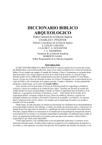 699 DICCIONARIO BIBLICO arqueologico